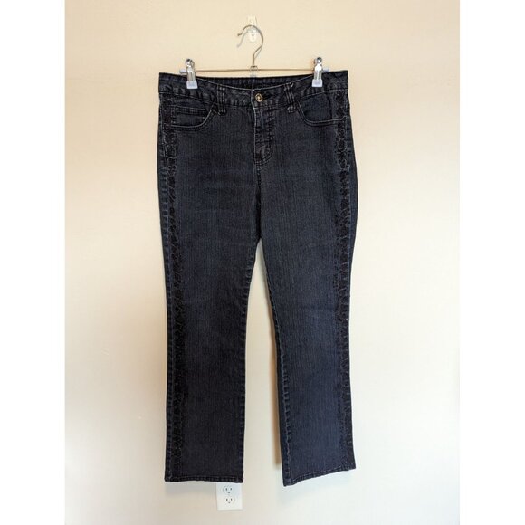 Fantasy Women's Jeans Size 8 Average Embellished Sides - Picture 1 of 6